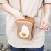 画像2: 【食パンと目玉焼きポシェット】2.0　食パンショルダー　|　小さいバッグ　|　ポシェット (2)